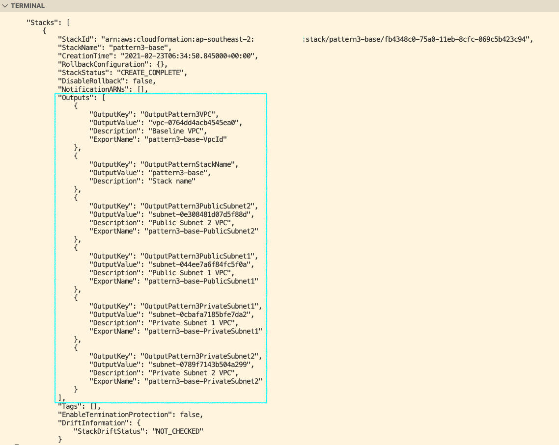 cloudformation-cli-describe-stack