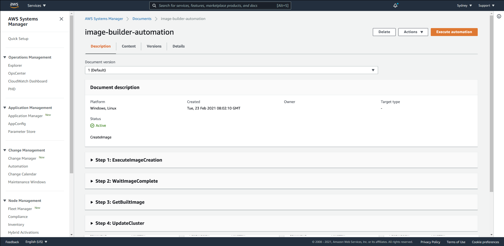 ssm-documents-automation